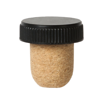 PLASTIC TOP AGGLOMERATED CORK