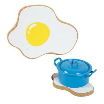 Protect Tables, Decorative Hot Pad (egg) - CORKCHO