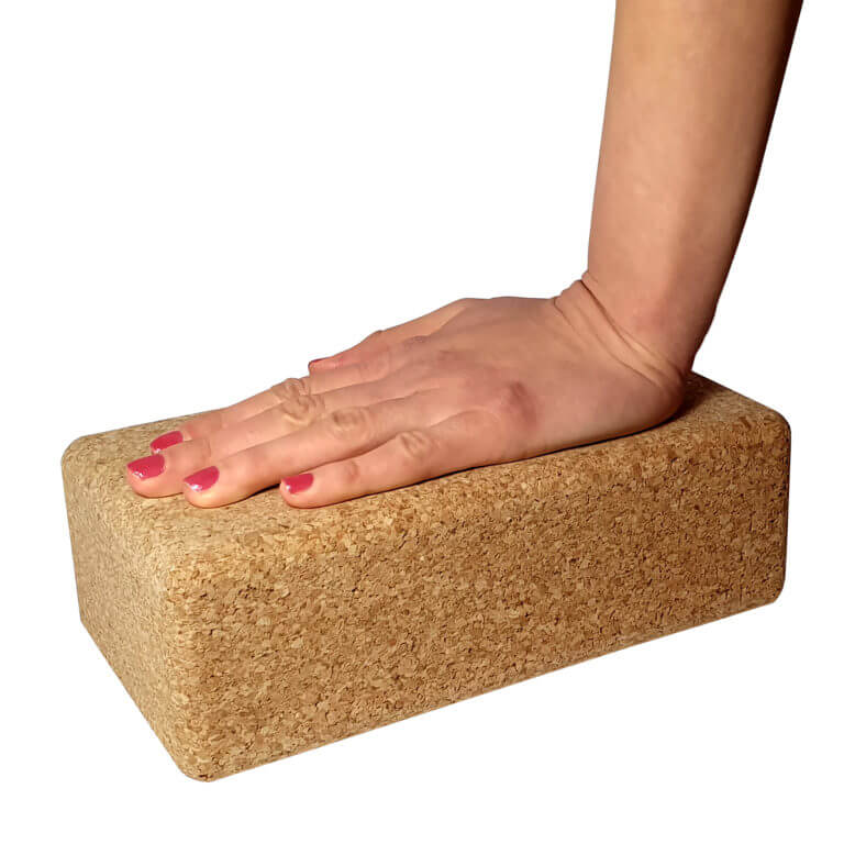 Natural Cork Yoga Block, Workout Cork Yoga Block, Massage
