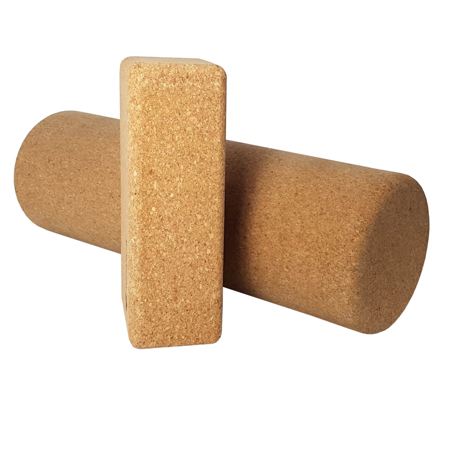 Natural Cork Yoga Block, Workout Cork Yoga Block, Massage