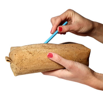 medium cork pouch