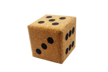 Cork Portuguese Dice