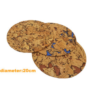 All kinds of Sizes of rounded Cork Coasters