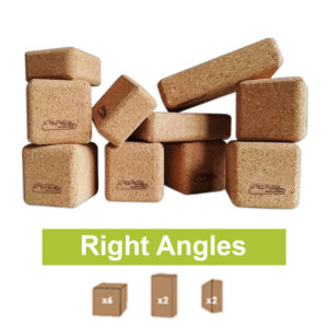 Cork Construction Blocks for Children´s Play